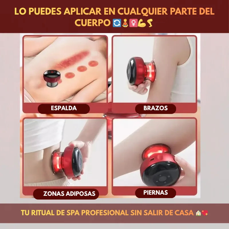 Ventosa Terapéutica Eléctrica De Masaje Cupping Inteligente Diseño 4 en 1