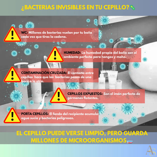 BIUMART - Soporte y Esterilizador de Cepillos ¡ENVÍO GRATIS!