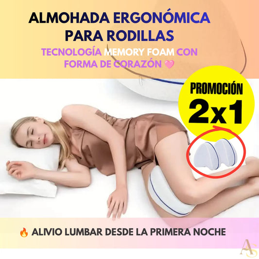 ALMOHADA ERGONÓMICA PARA RODILLAS🩷  ¡PACK X2 CON ENVÍO GRATIS!