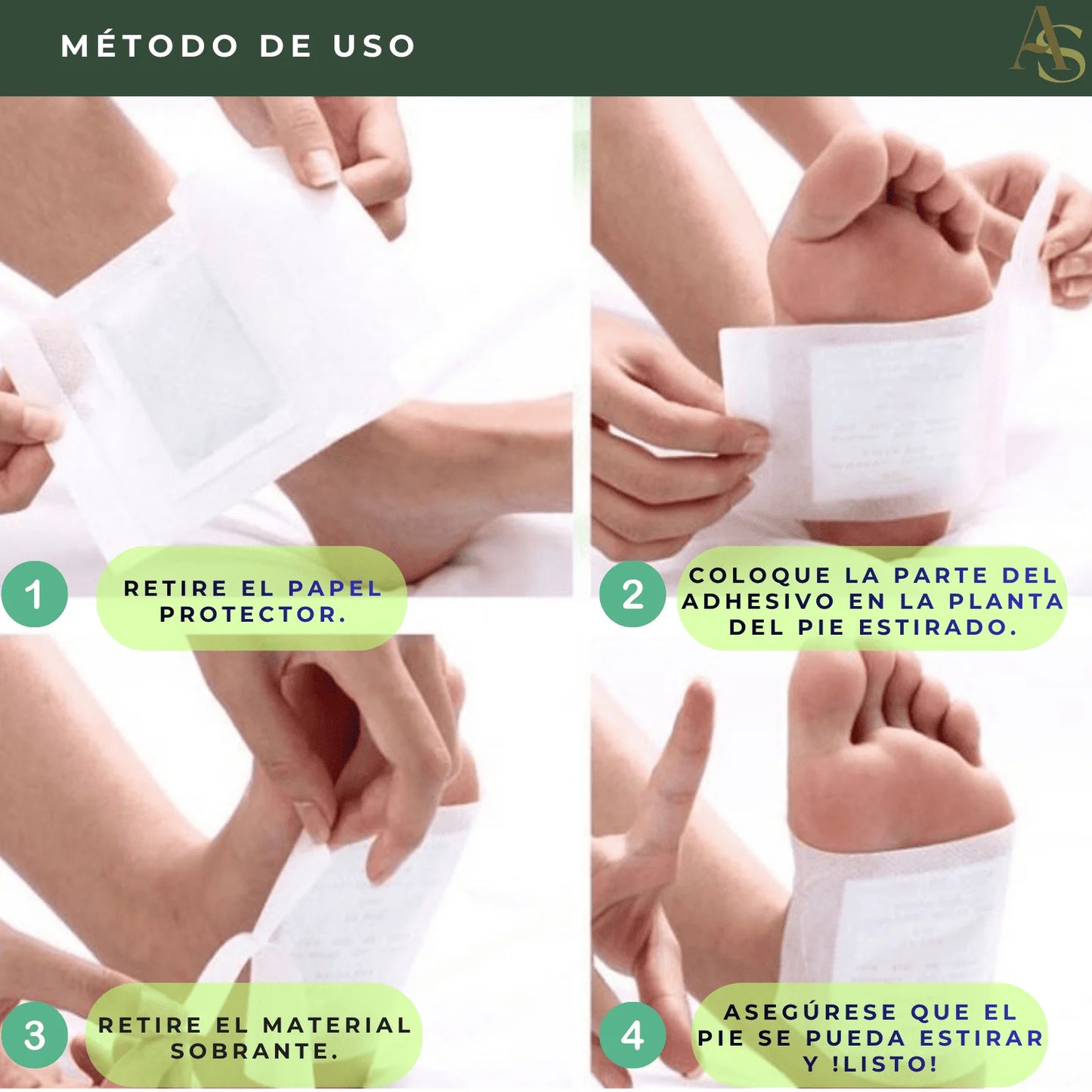 Parches Kinoki  🩹 - Tratamiento Desintoxicación 30 días ¡Envío Gratis! 📦