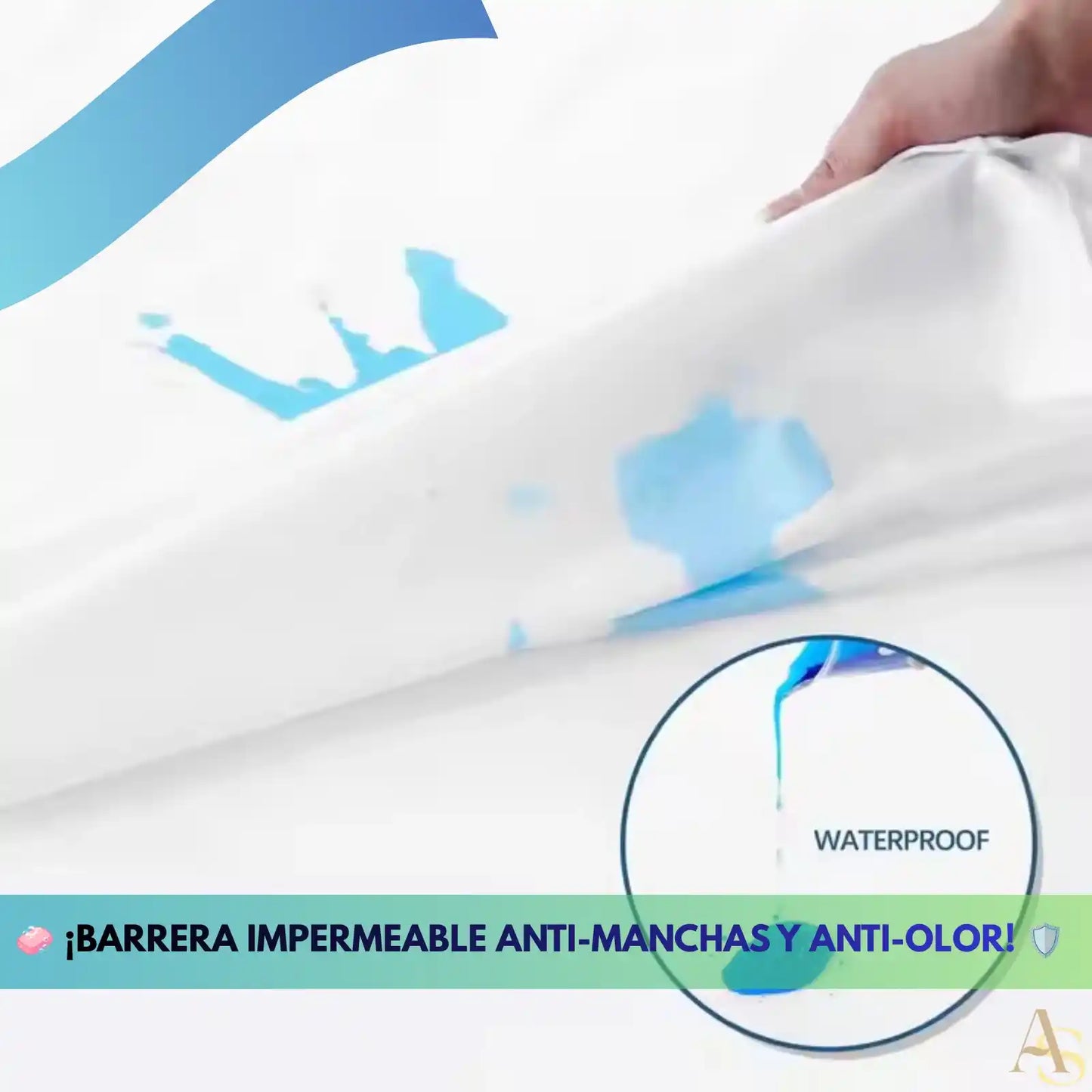 🛏️ Cubrecolchón Impermeable de 2 Plazas 💦 ¡ENVÍO GRATIS! 📦🚀