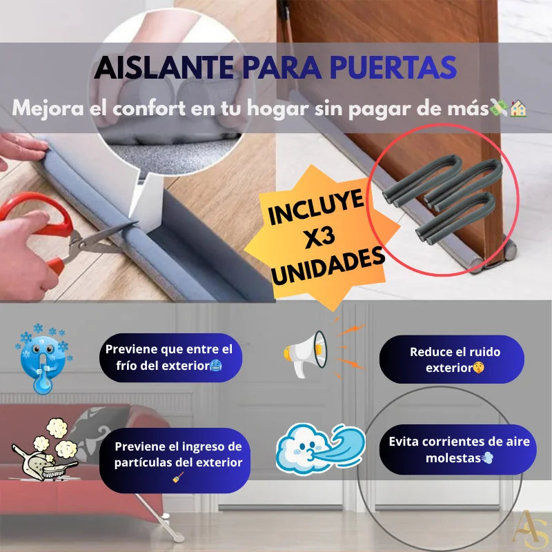 Pack x3 Aislante Para puertas