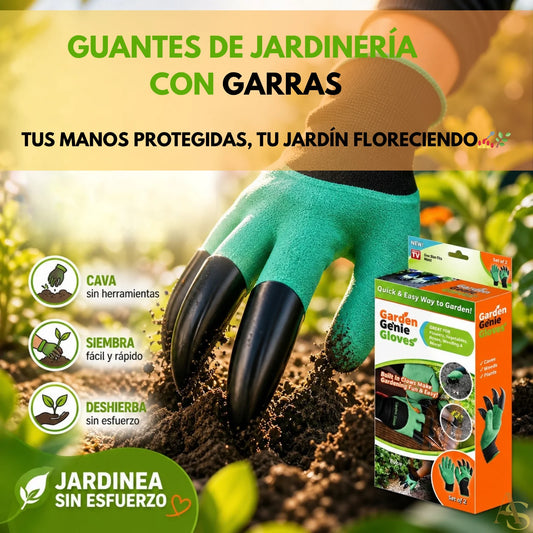 Guantes de Jardín con Garras 🧤🌼¡ENVÍO GRATIS!