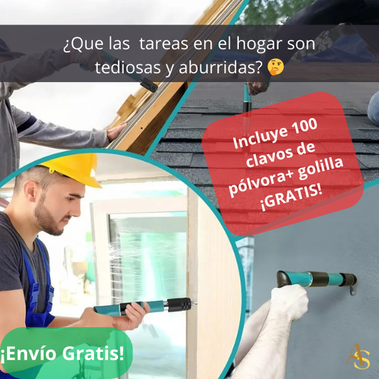 Clavadora Automatic PRO versión Premium + ¡100 Clavos Gratis!