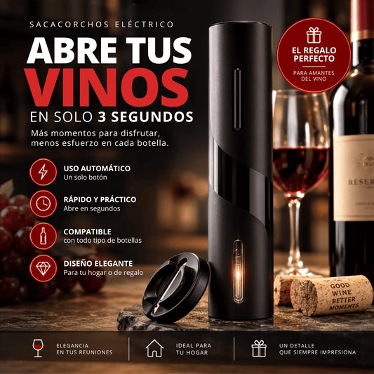 REGALO IDEAL - SACACORCHOS ELÉCTRICO 🍷 ¡SÚPER OFERTA DIECIOCHERA👒!