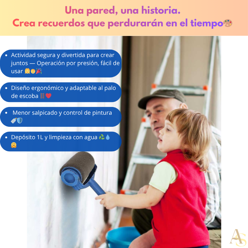 Rodillo Recargable Antigoteo