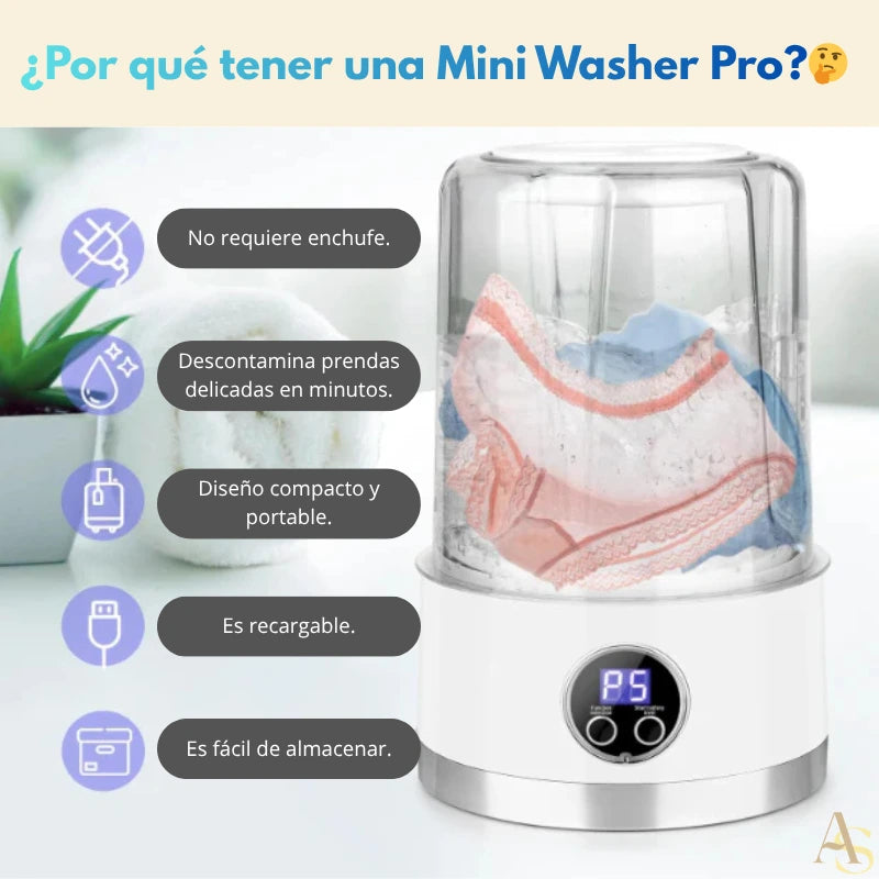 Mini Lavadora Portátil