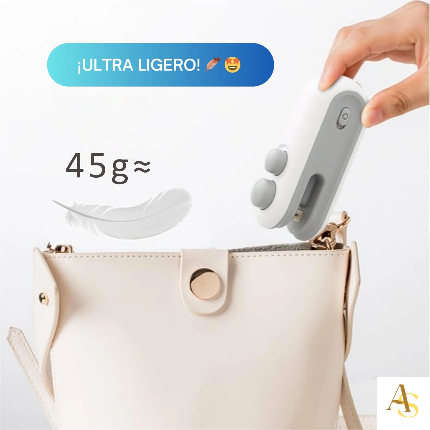 Mini Selladora de Bolsas 2 en 1