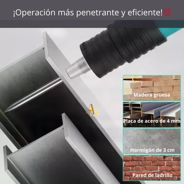 Clavadora Automatic PRO versión Premium + ¡100 Clavos Gratis!