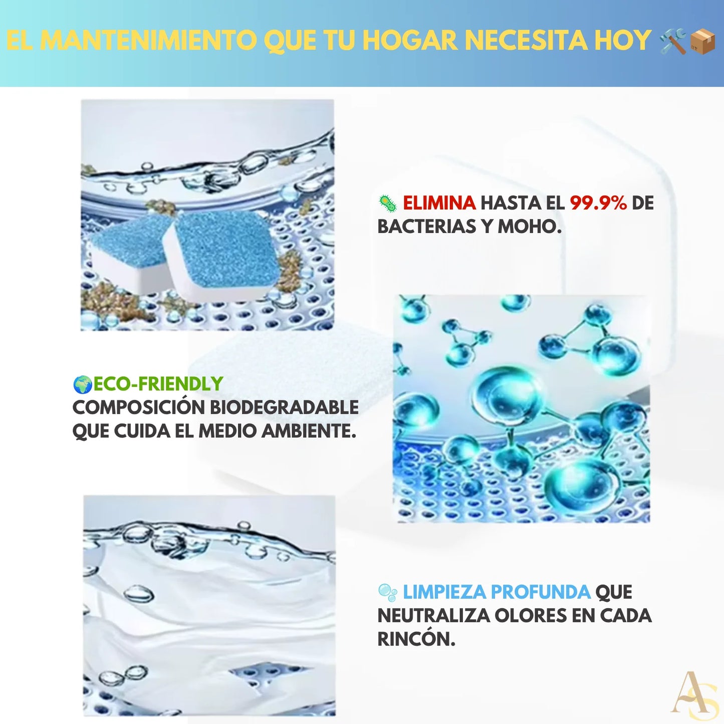 ¡Súper Pack x48 Tabletas Limpieza Lavadora! ¡ENVÍO GRATIS!