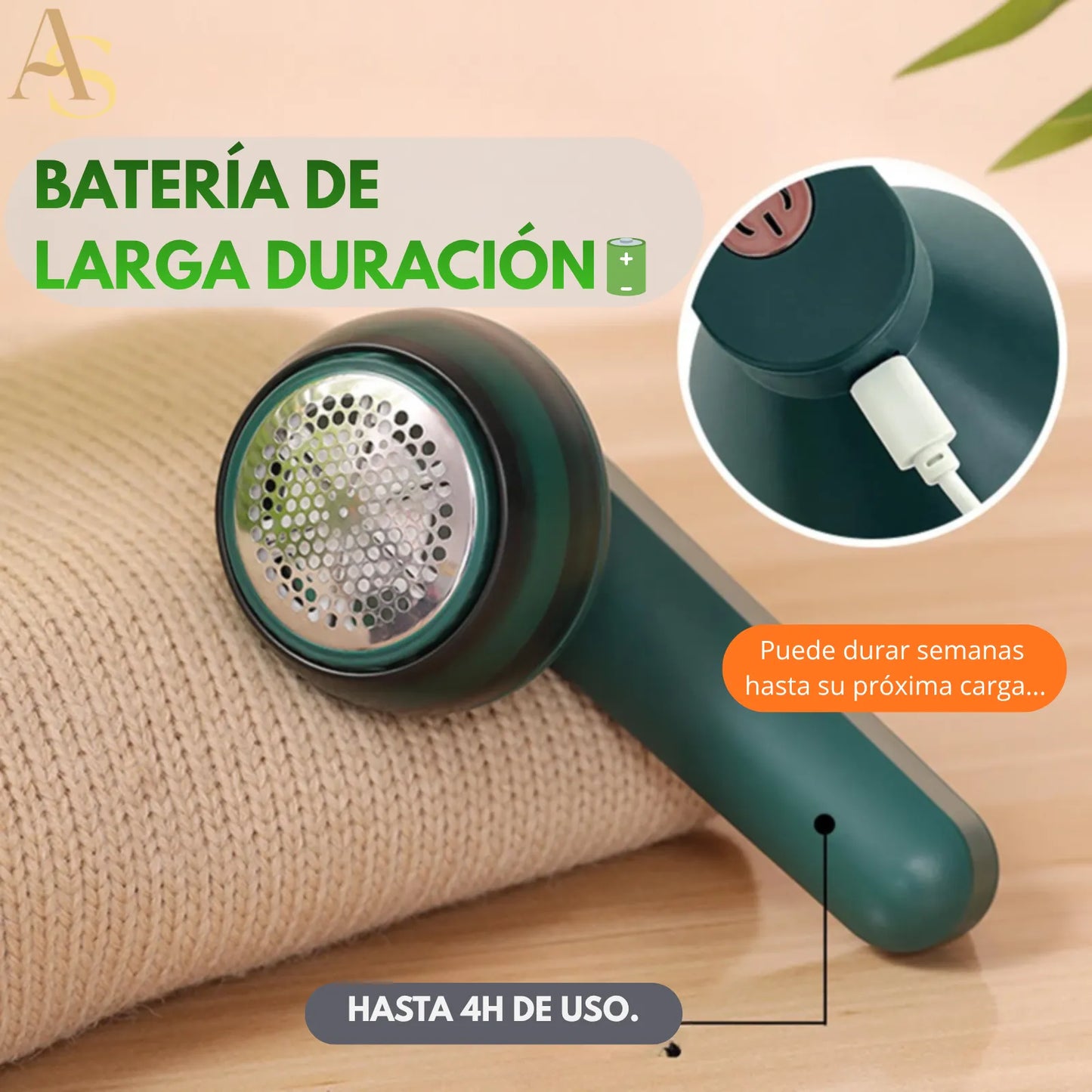 Quitapelusas Eléctrico Portátil USB ¡2 x 1 + ENVÍO GRATIS!