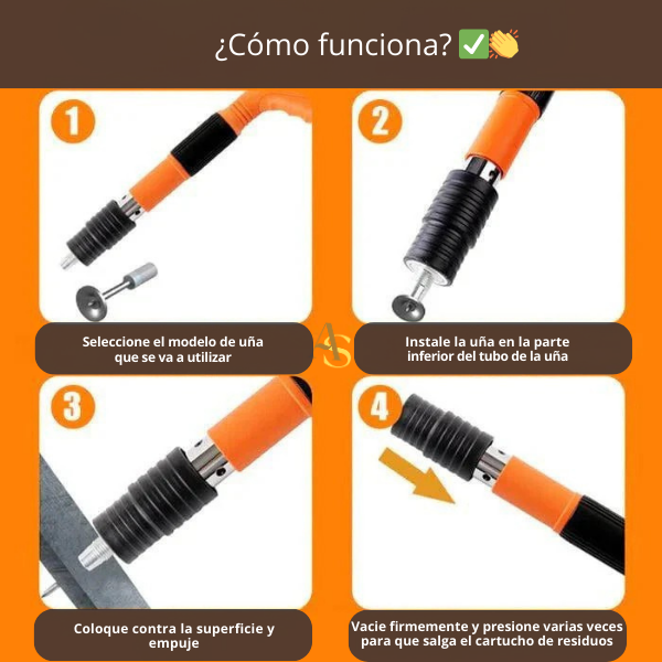 Clavadora Automatic PRO versión Premium + ¡100 Clavos Gratis!