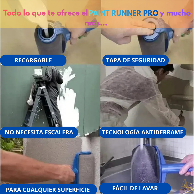 Rodillo Recargable Antigoteo