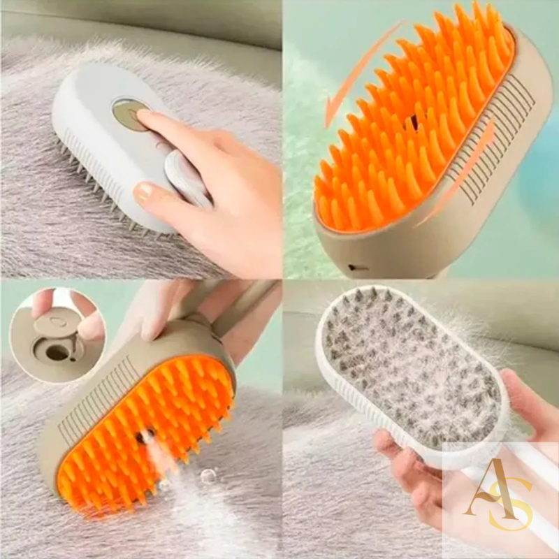 Cepillo de Vapor para Gatos y Perros