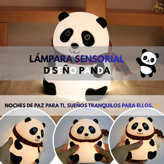 LÁMPARA SENSORIAL DISEÑO PANDA 🐼 ¡ENVÍO GRATIS!