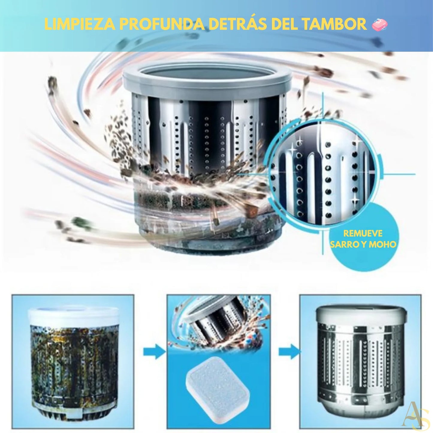 ¡Súper Pack x48 Tabletas Limpieza Lavadora! ¡ENVÍO GRATIS!