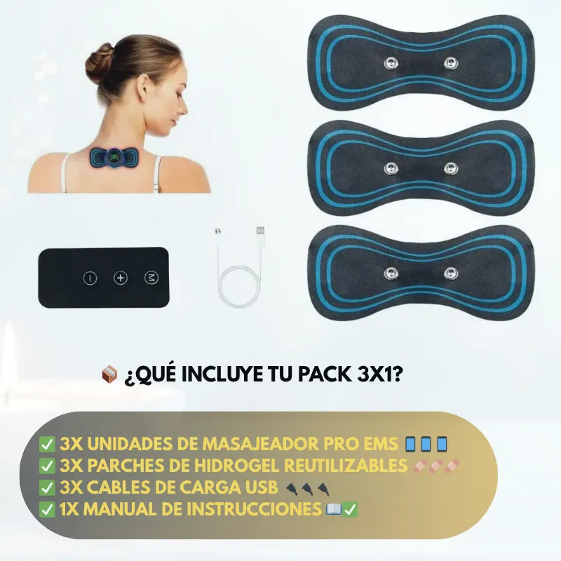 KIT x3 Mini Masajeador