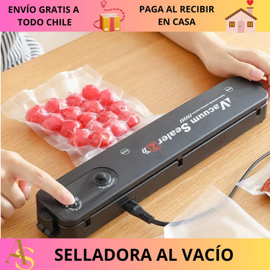 Selladora Eléctrica Al Vacío + 10 Bolsas